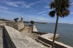 View of the water from Castillo de San Marcos National Monument