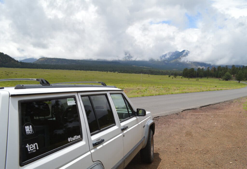 Cherokee on the road