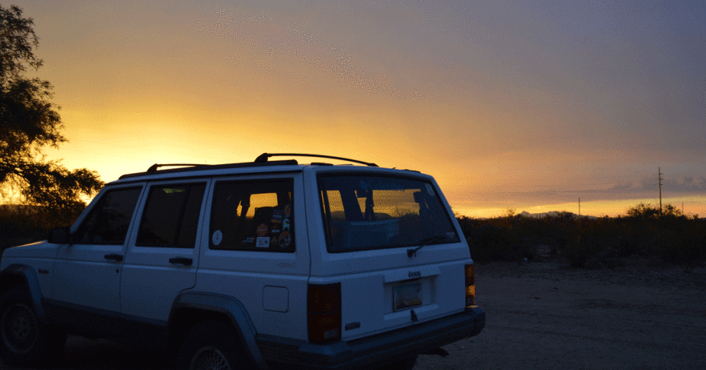 Cherokee at Sunset
